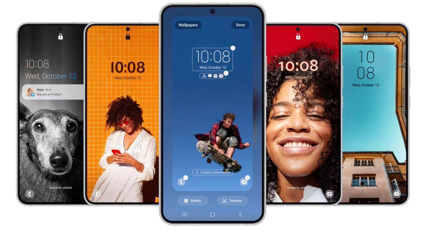 Samsung One UI 5.0 Lock Screen Customization