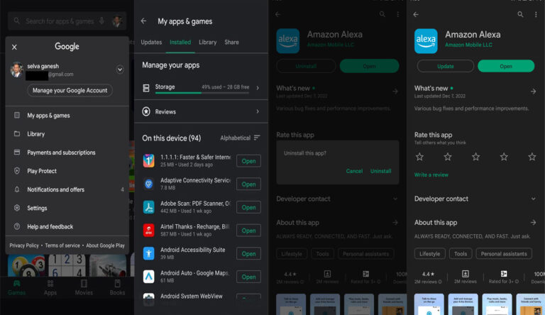 How to Reverse/Downgrade Amazon Alexa App Update in Android Mobiles ...