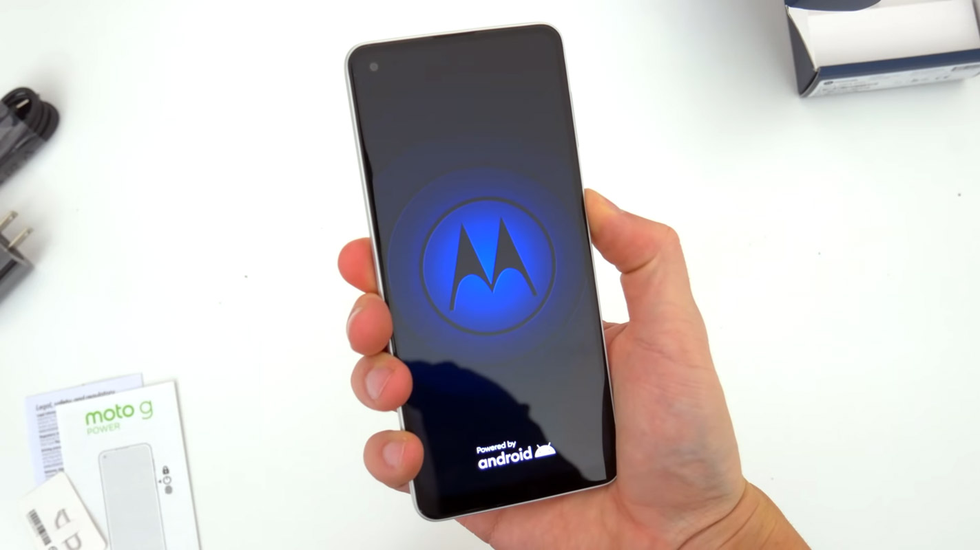 moto g power 2021 boot logo