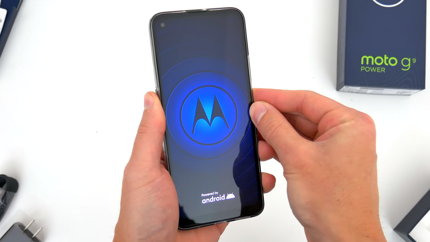 moto g9 power boot logo