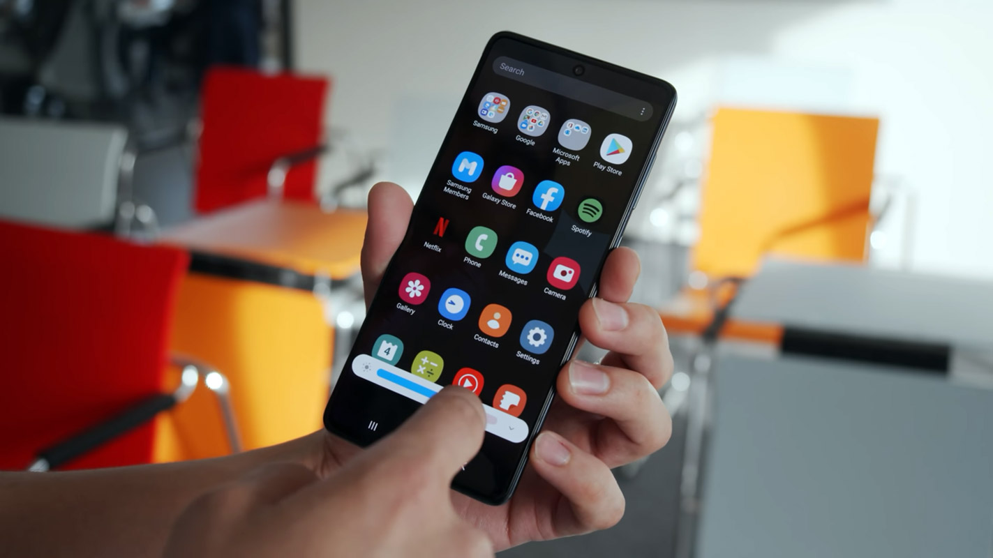 samsung galaxy a71 apps menu
