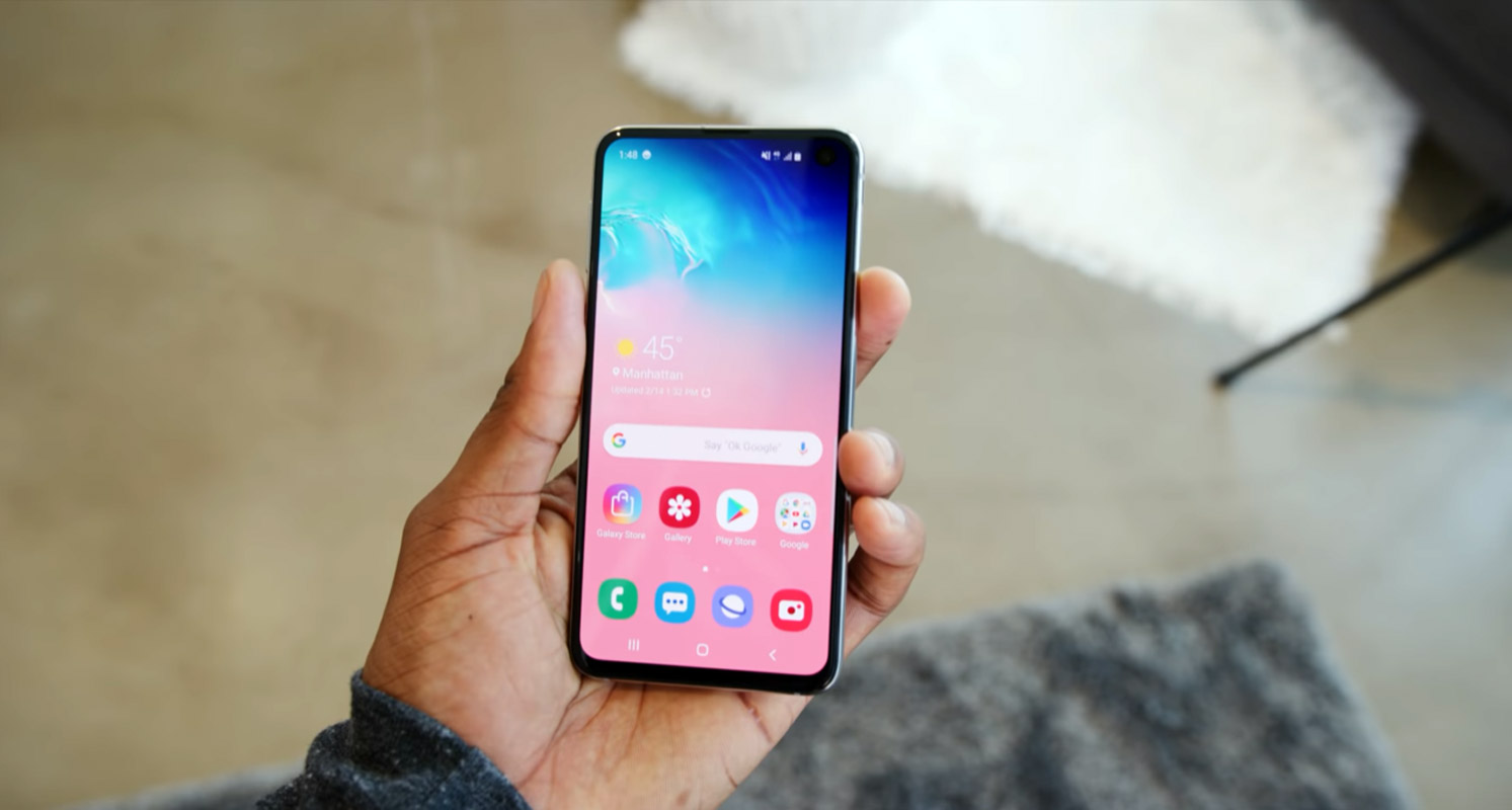 samsung galaxy s10 home screen