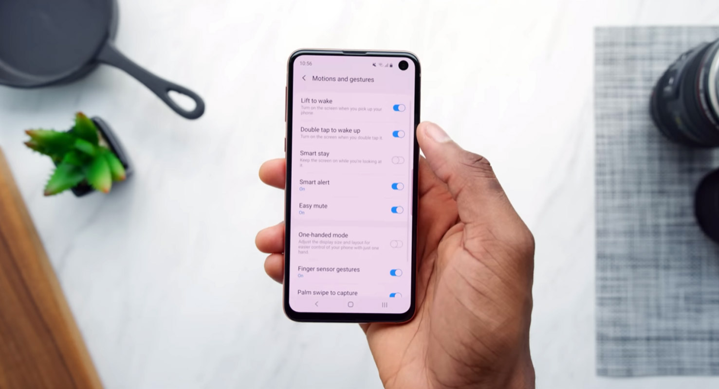 samsung galaxy s10e gestures