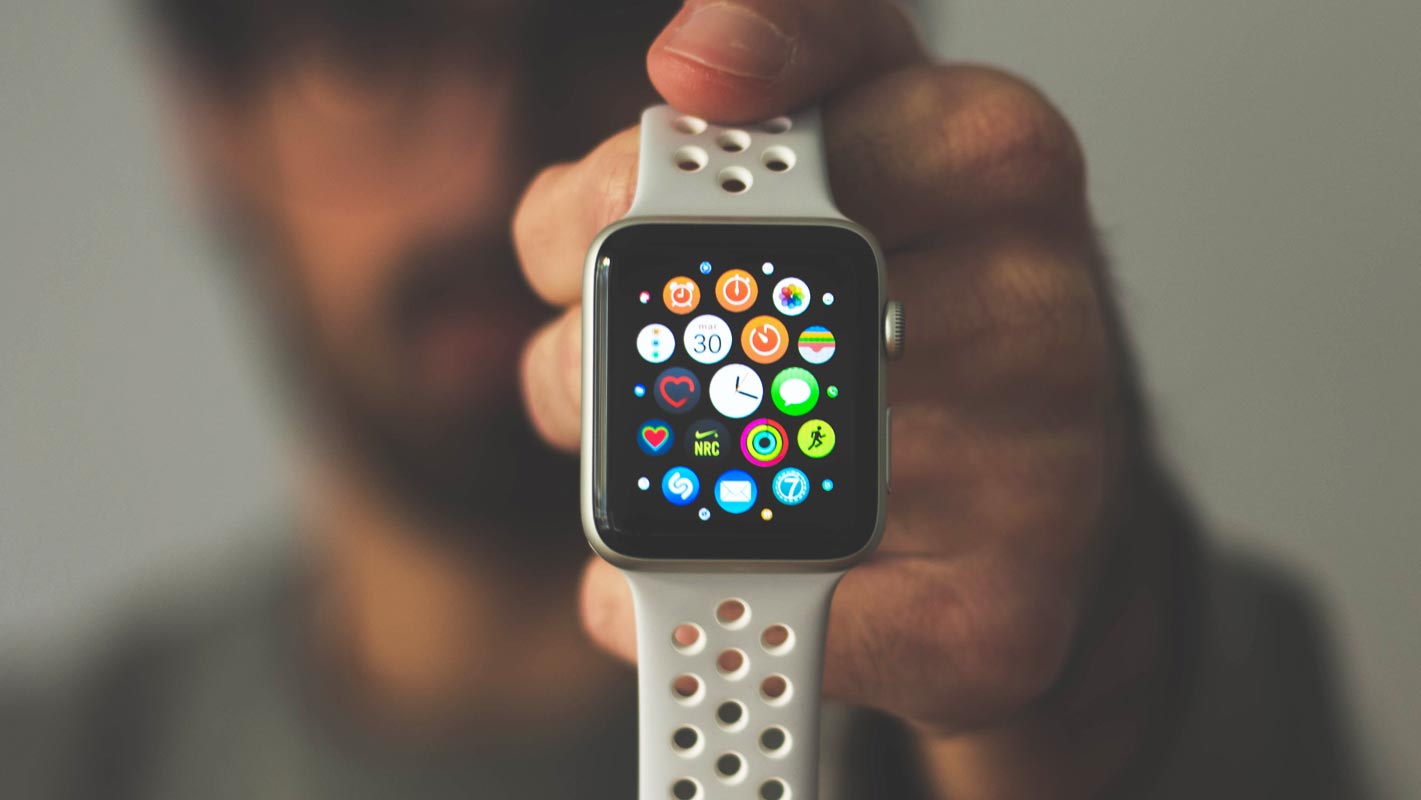 Apple Watch Display in Hand