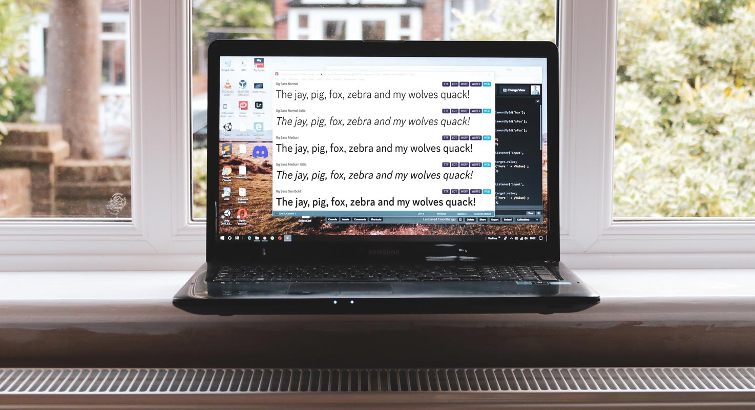 Discord GG Sans Font on Windows Laptop