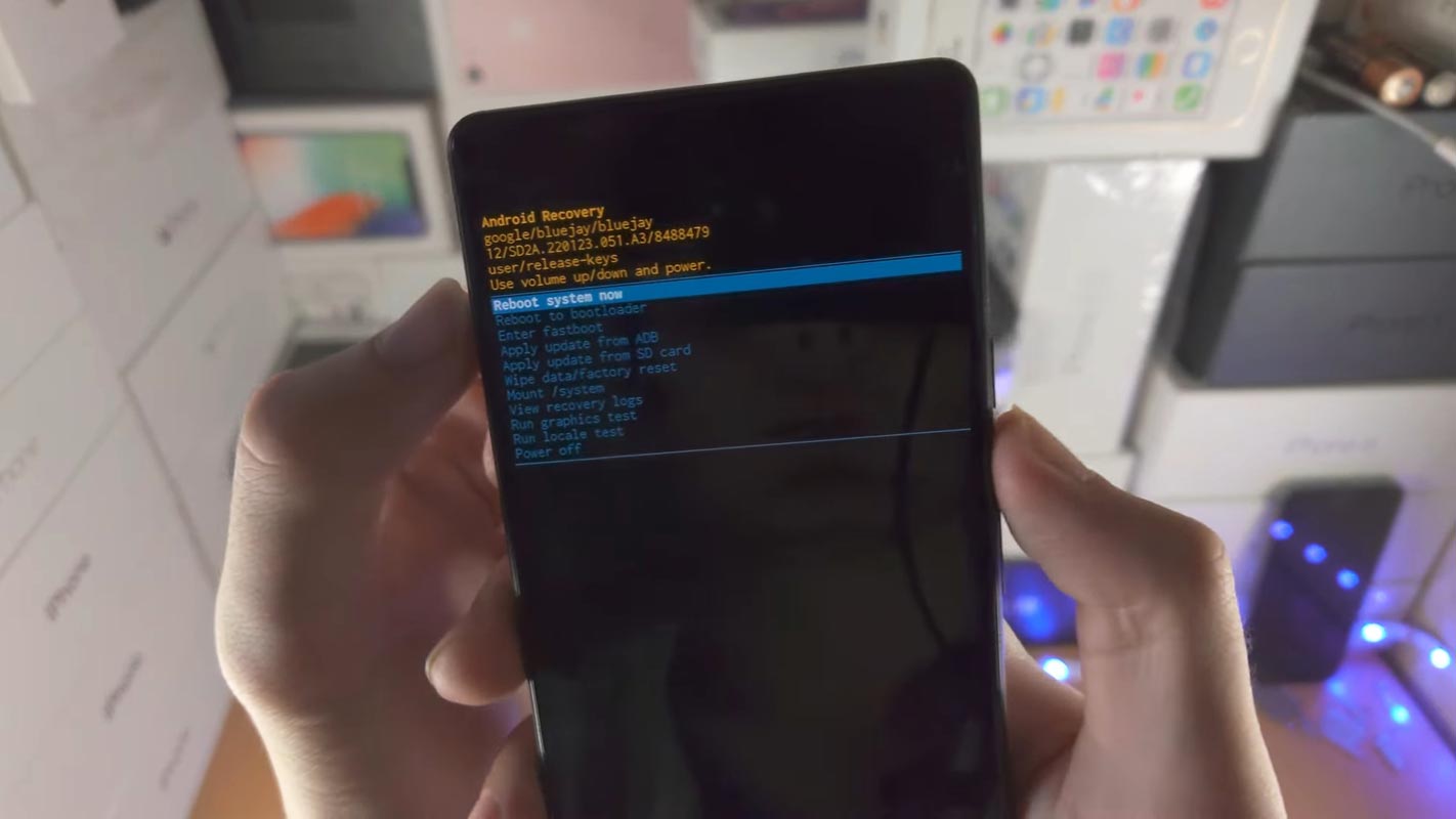 Google Pixel 6a Stock Recovery Screen