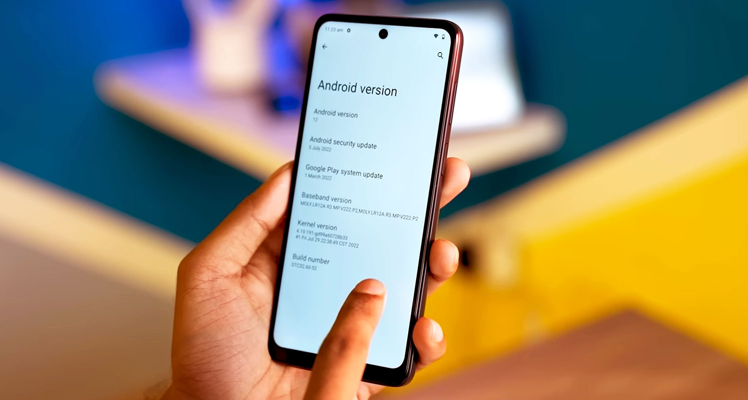 Moto E22s Android 12 Version Software Details