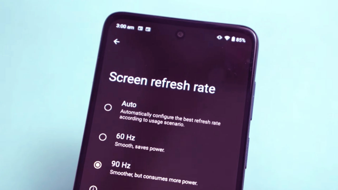 Motorola Moto E32 Android 12 Refresh Rate
