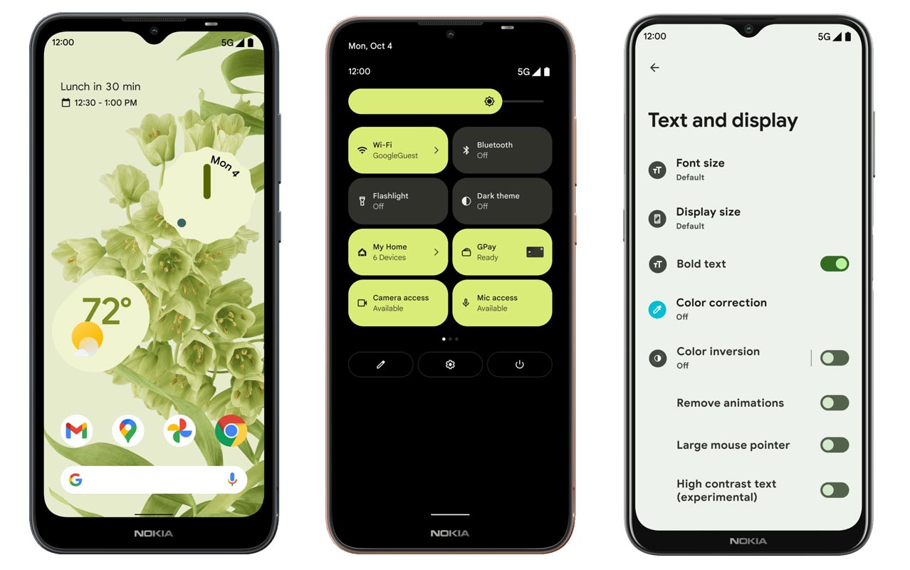 Nokia Android 12 Images