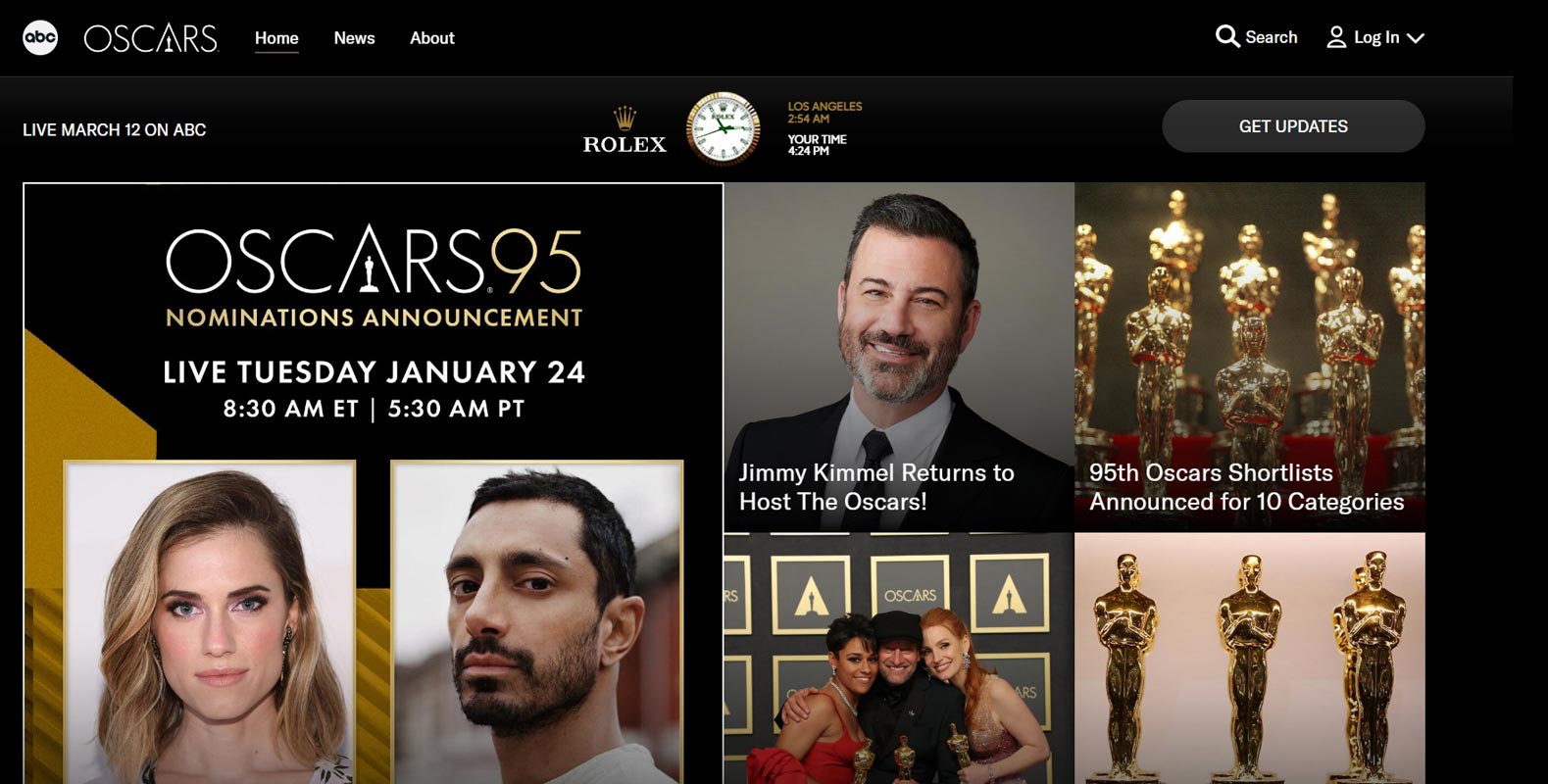 Oscar Official Page