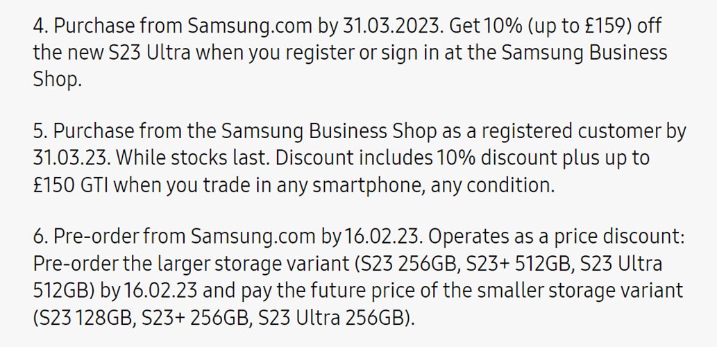 Samsung Galaxy S23 Series Pre-Order Offers