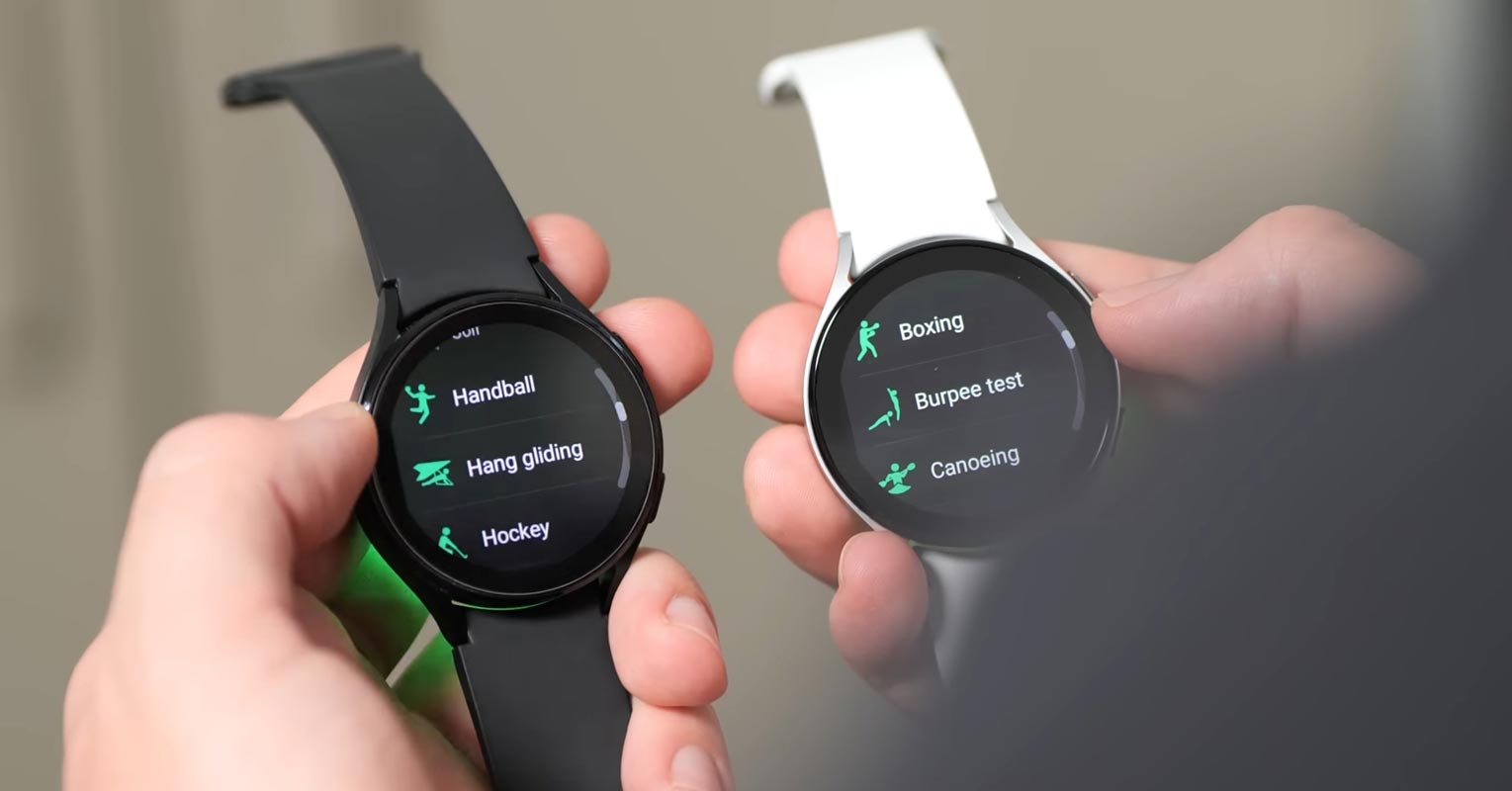 Samusng Galaxy Watch 5 and 4 Fitness Apps