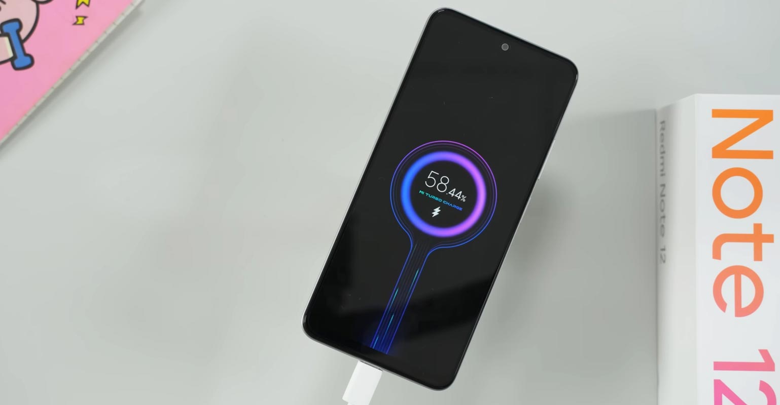 Xiaomi Redmi Note 12 Mobile Battery Charging