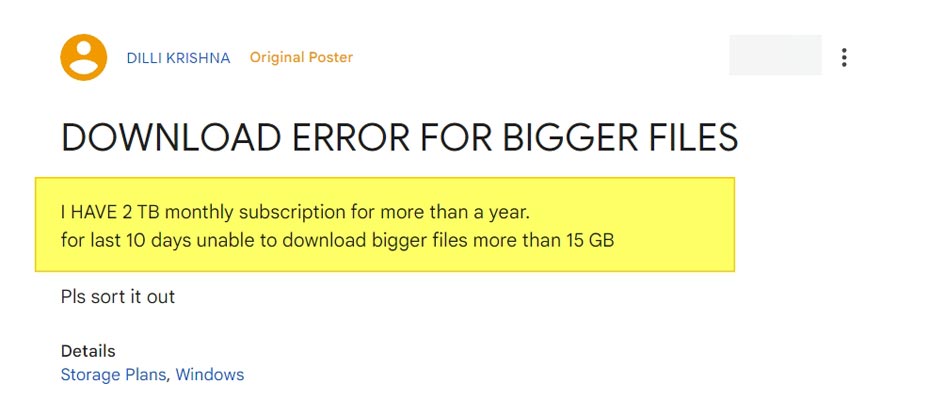 Google Drive Large Files Download Failed Network Error