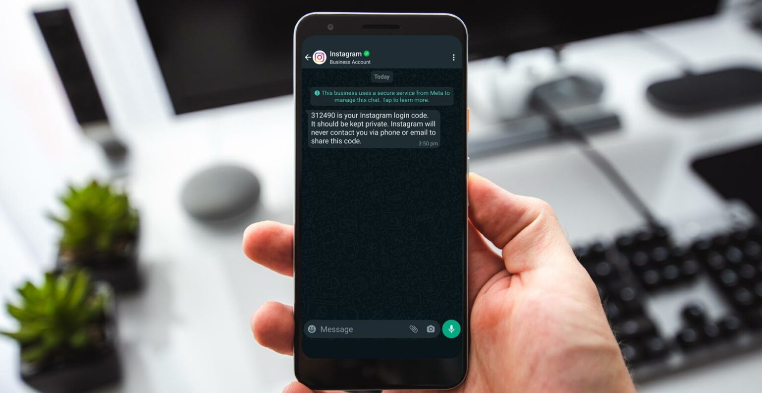 Use WhatsApp to Get Instagram Two Factor Verification Code - Android ...