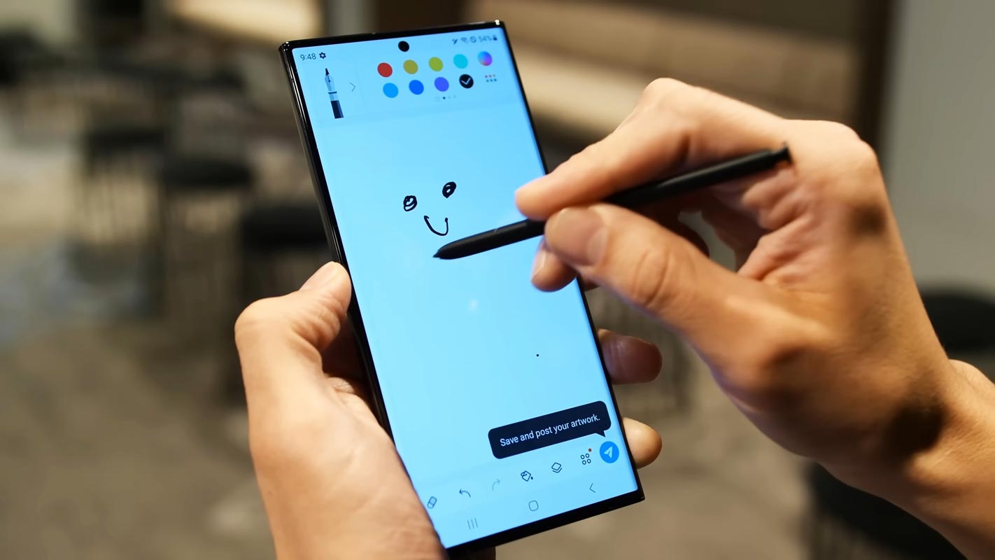 Samsung Galaxy S23 ultra S Pen Drawing