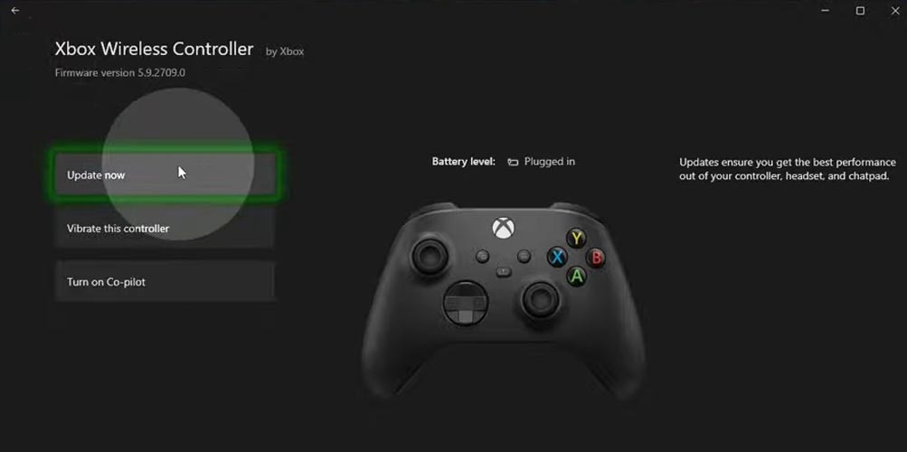 Xbox Wireless Controller Firmware Update