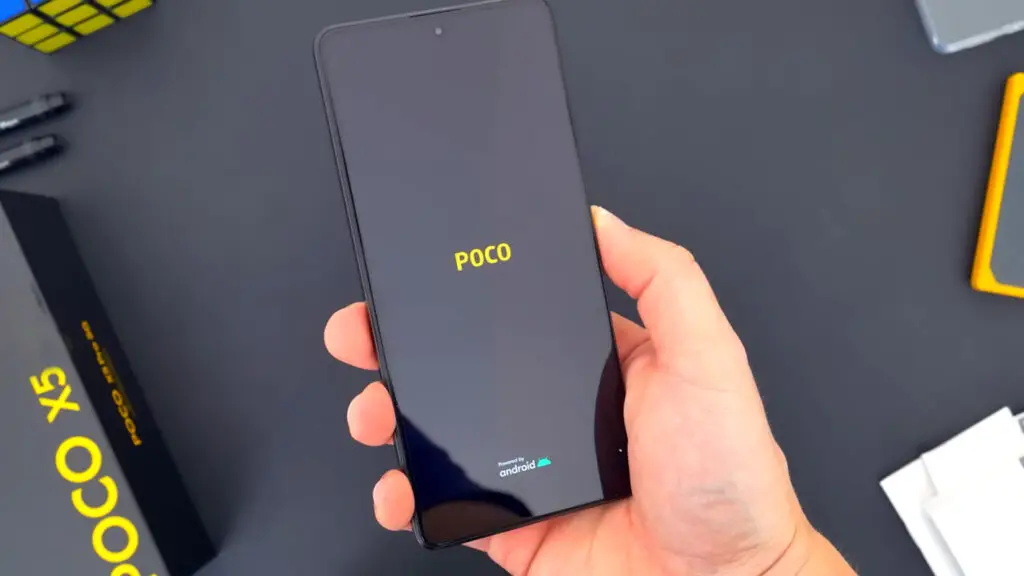 poco x5 boot logo