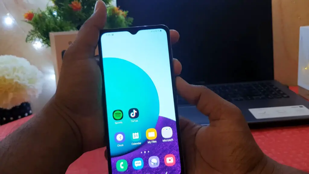 samsung galaxy a02 screenshot