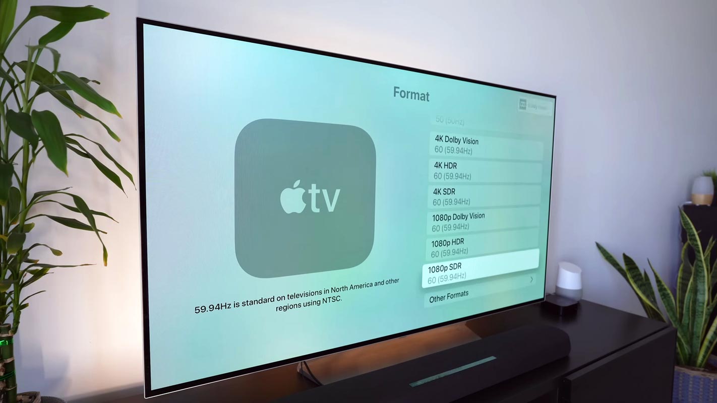 Apple TV Display Settings