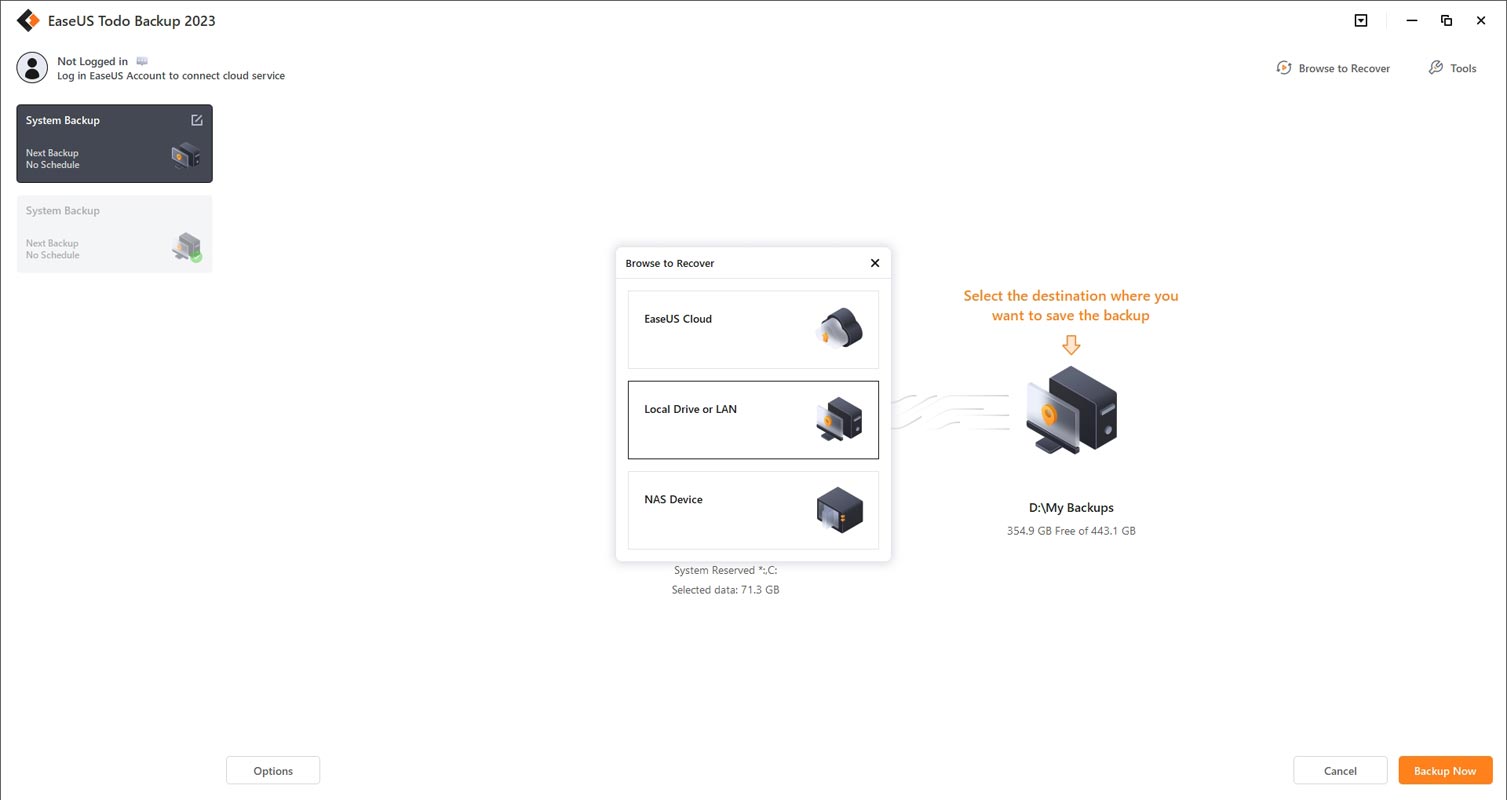 EaseUS Todo Recovery Choice