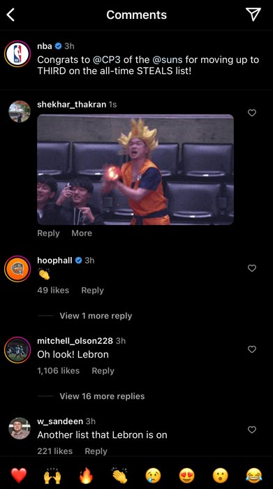 Instagram GIF Comments