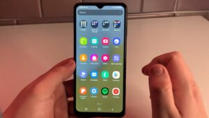 SAMSUNG GALAXY A13 APPS MENU SCROLL