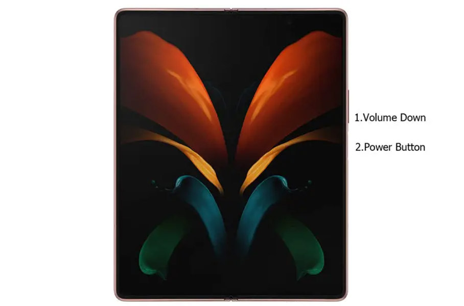 Samsung Galaxy Z Fold2 5G SCREENSHOT KEY