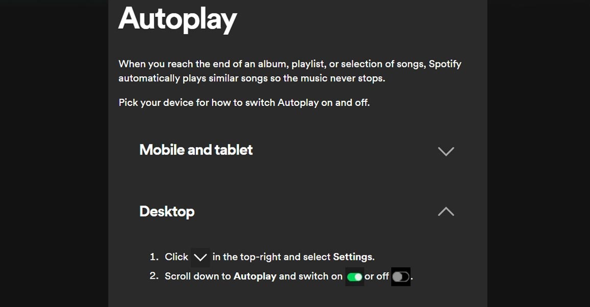 Spotify Auto Play