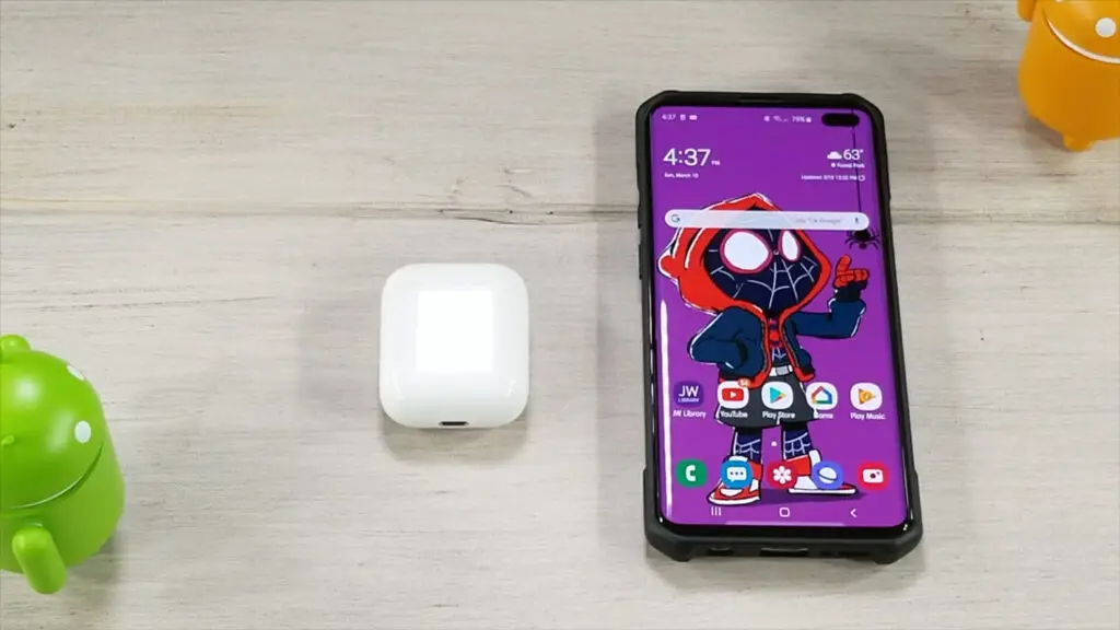 samsung galaxy s10 with airpods