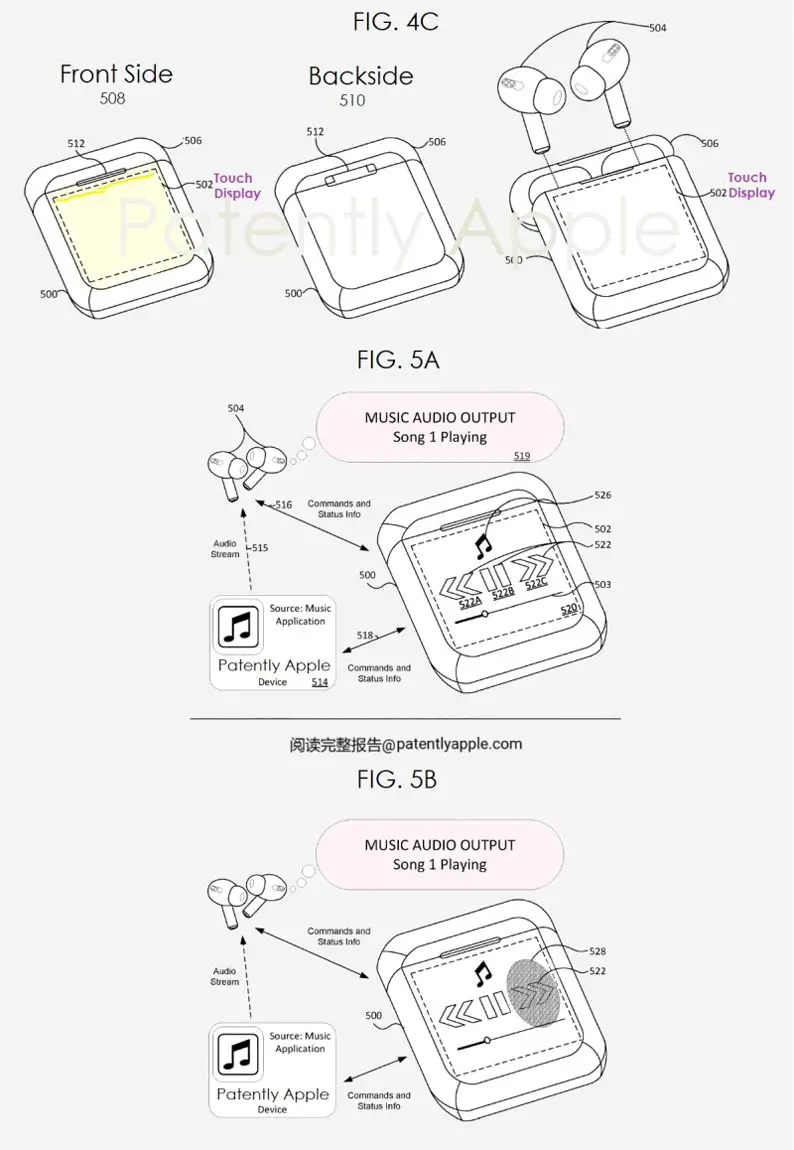Airpods Case with Display Patent filed by Apple