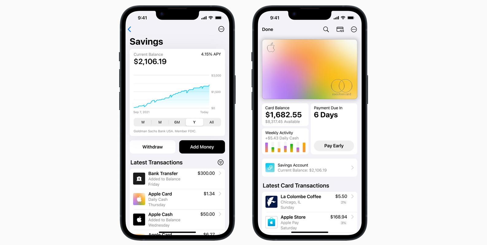 Apple Card Holders Savings Account Screenshot
