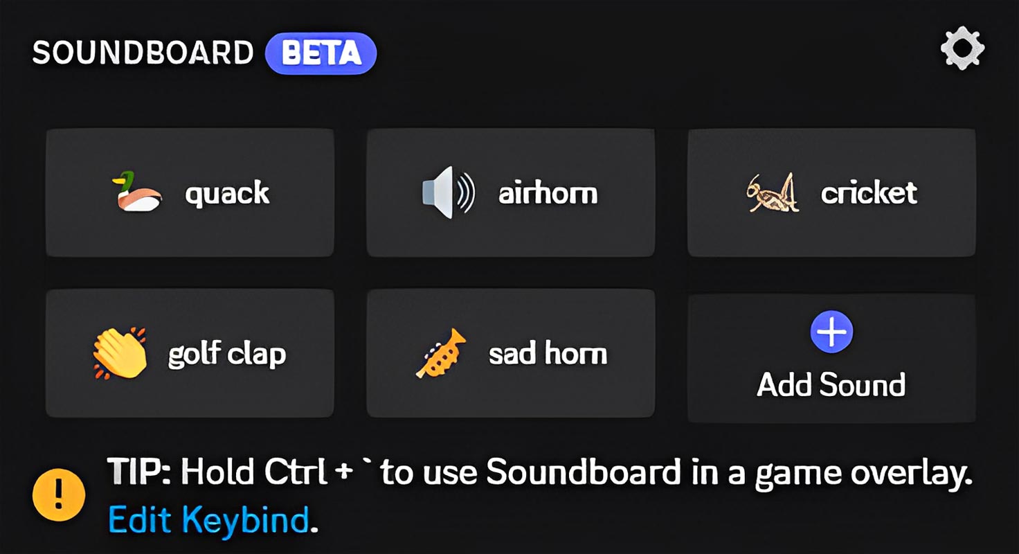 Discord Soundboard Options