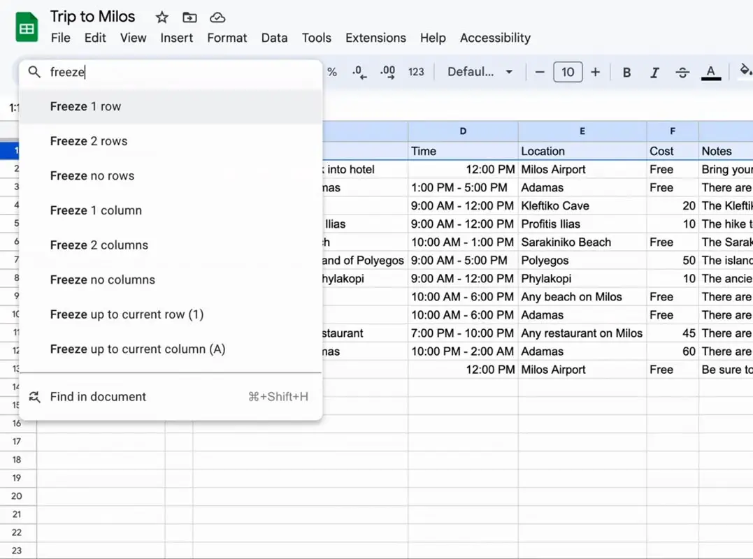 Enhanced Tool Finder Google Docs Sheets Slides