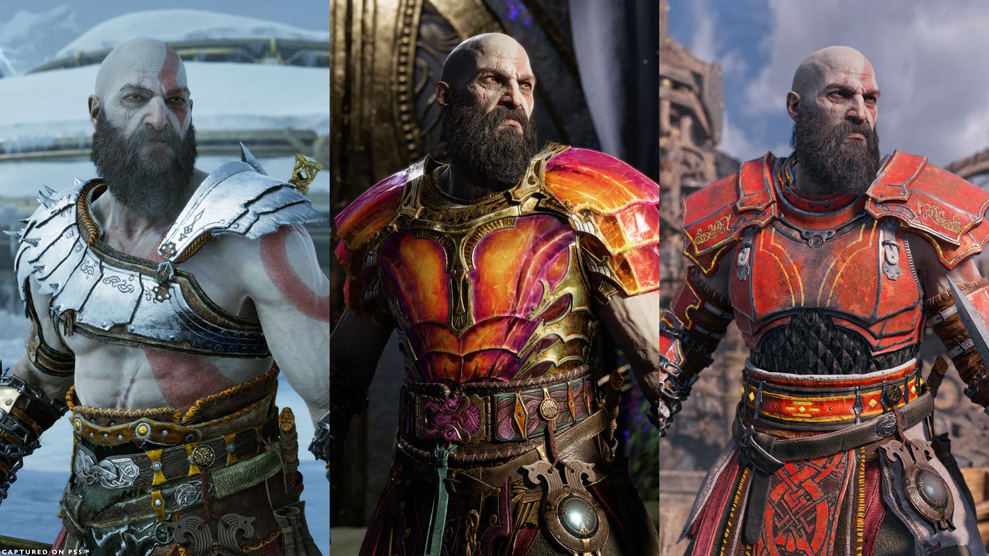 God of War Ragnarök’s New Game Plus mode Armors