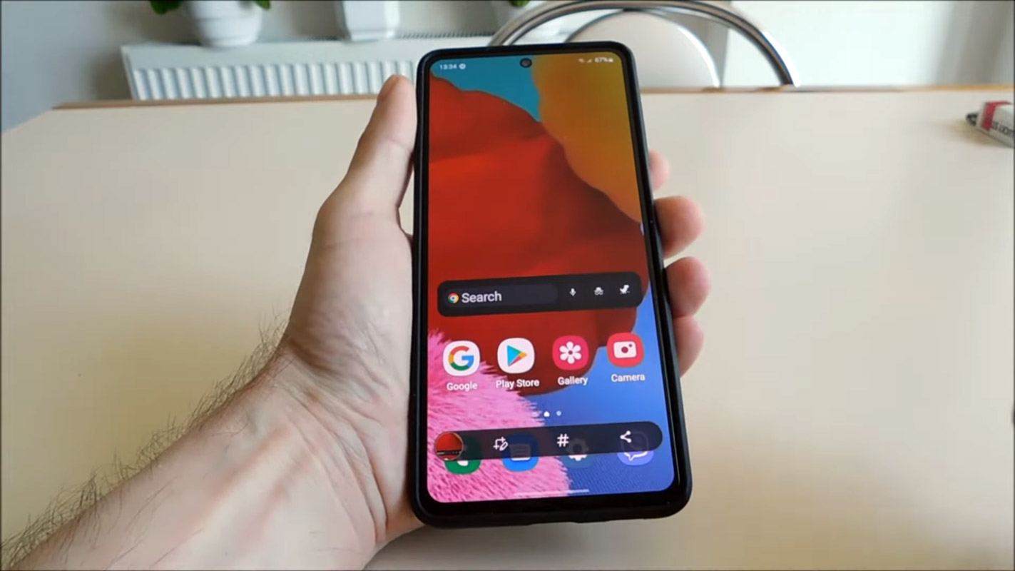 SAMSUNG GALAXY A51 SCREENSHOT