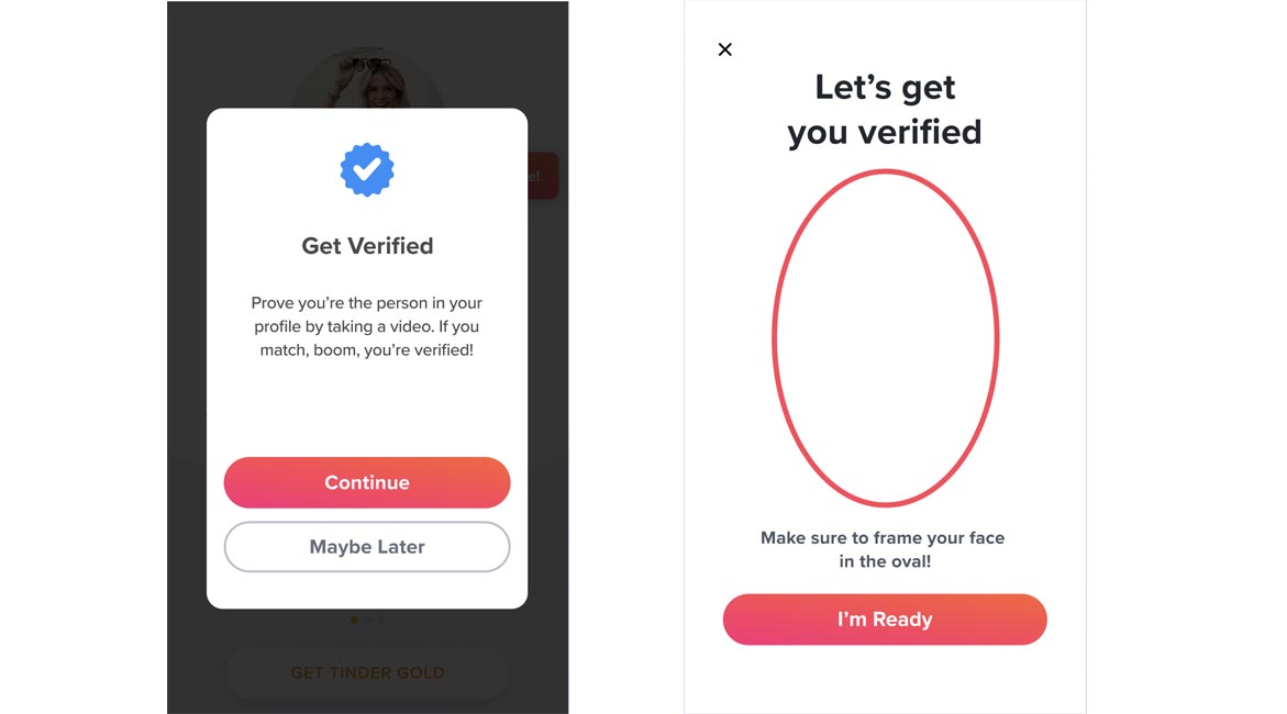 Tinder Blue Tick Video Verification