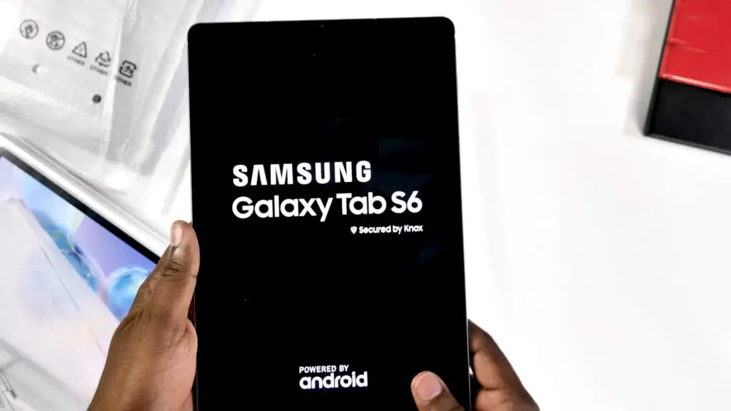 samsung galaxy tab s6 boot logo