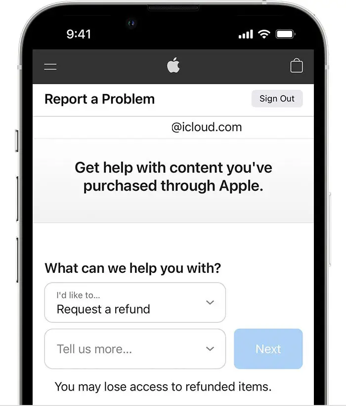 Apple Store Refund Process