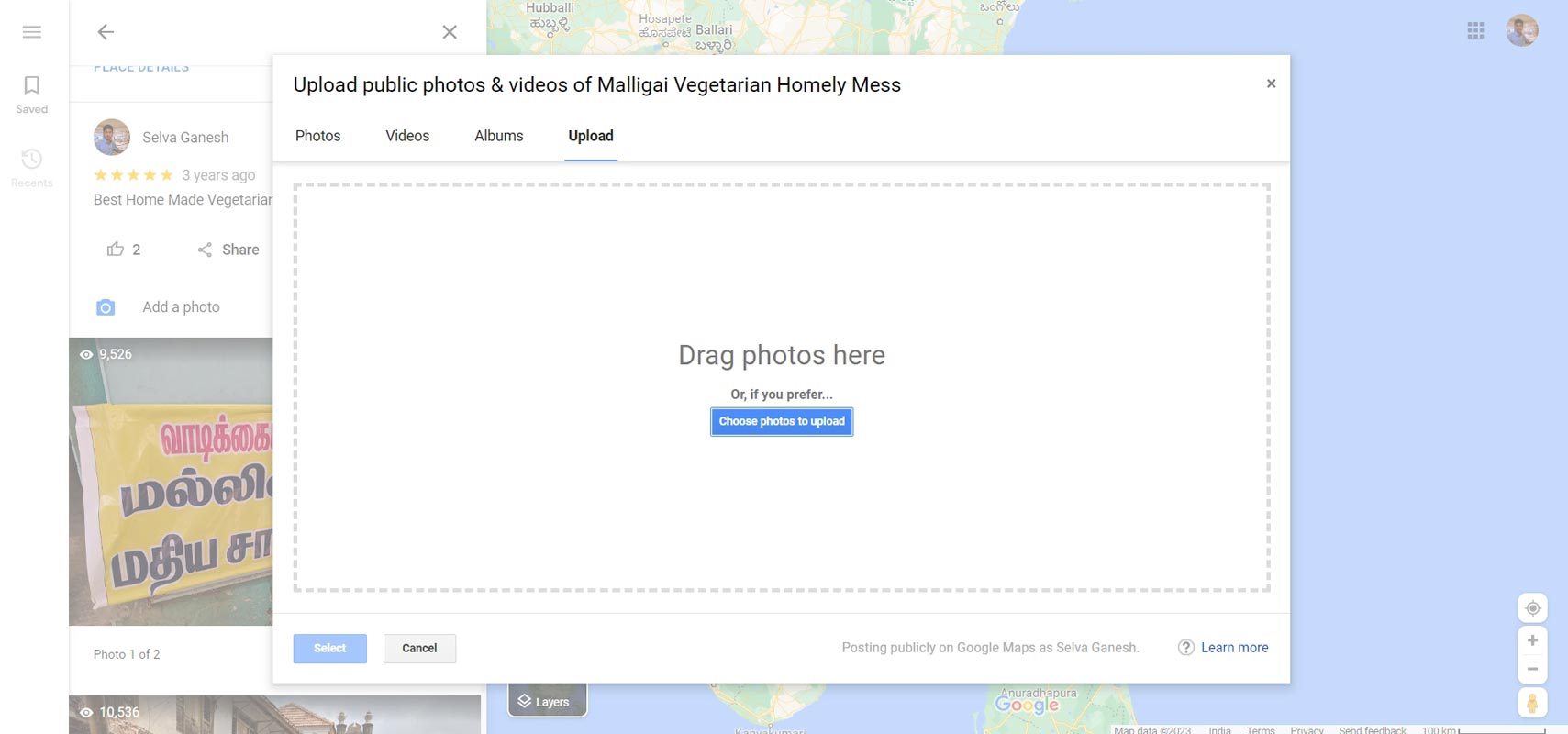 Google Maps Local Guide Add Photo