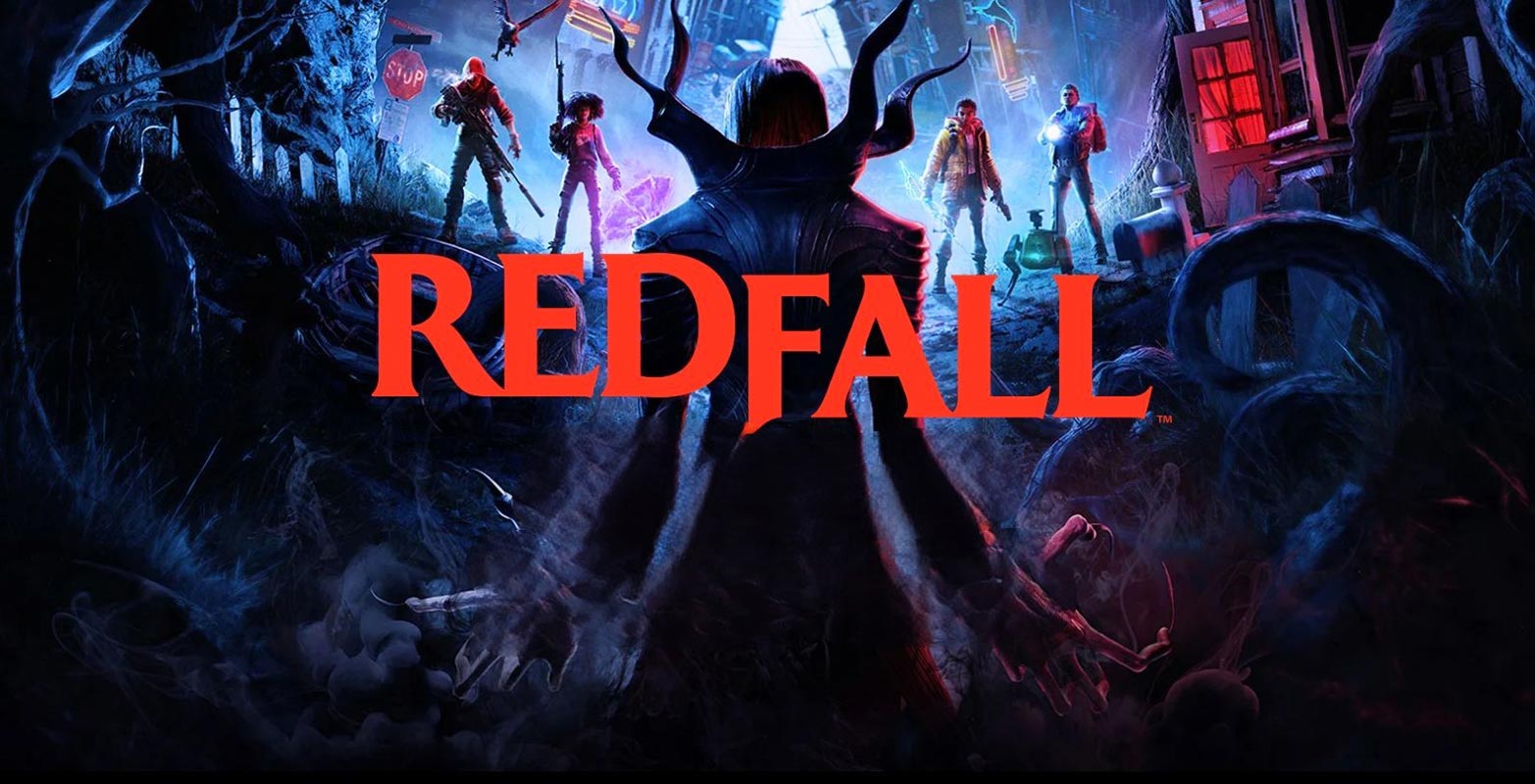 Red Fall Game Poster