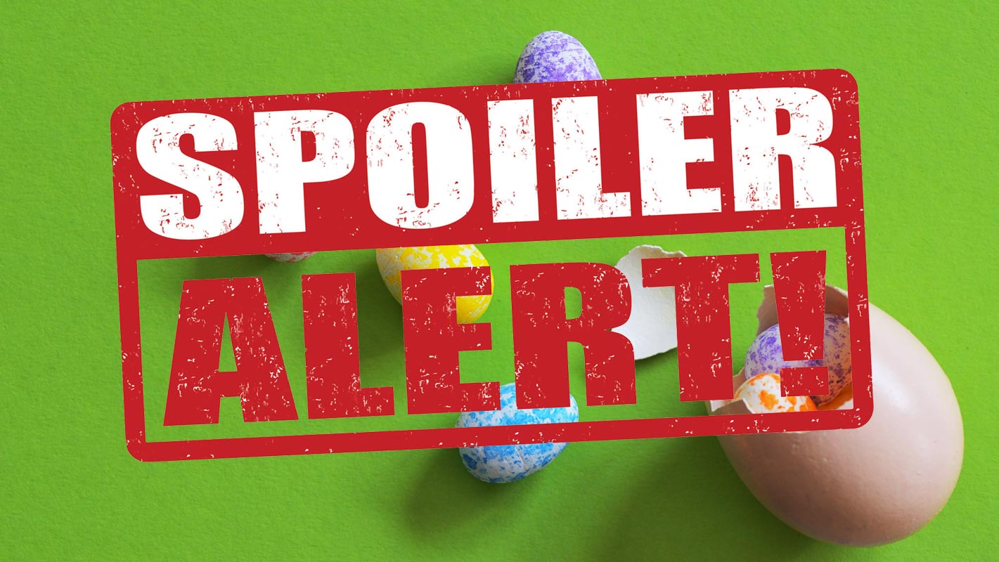 Spoiler Alert Image with Eggs