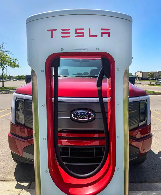 Tesla Ford XUV Charging