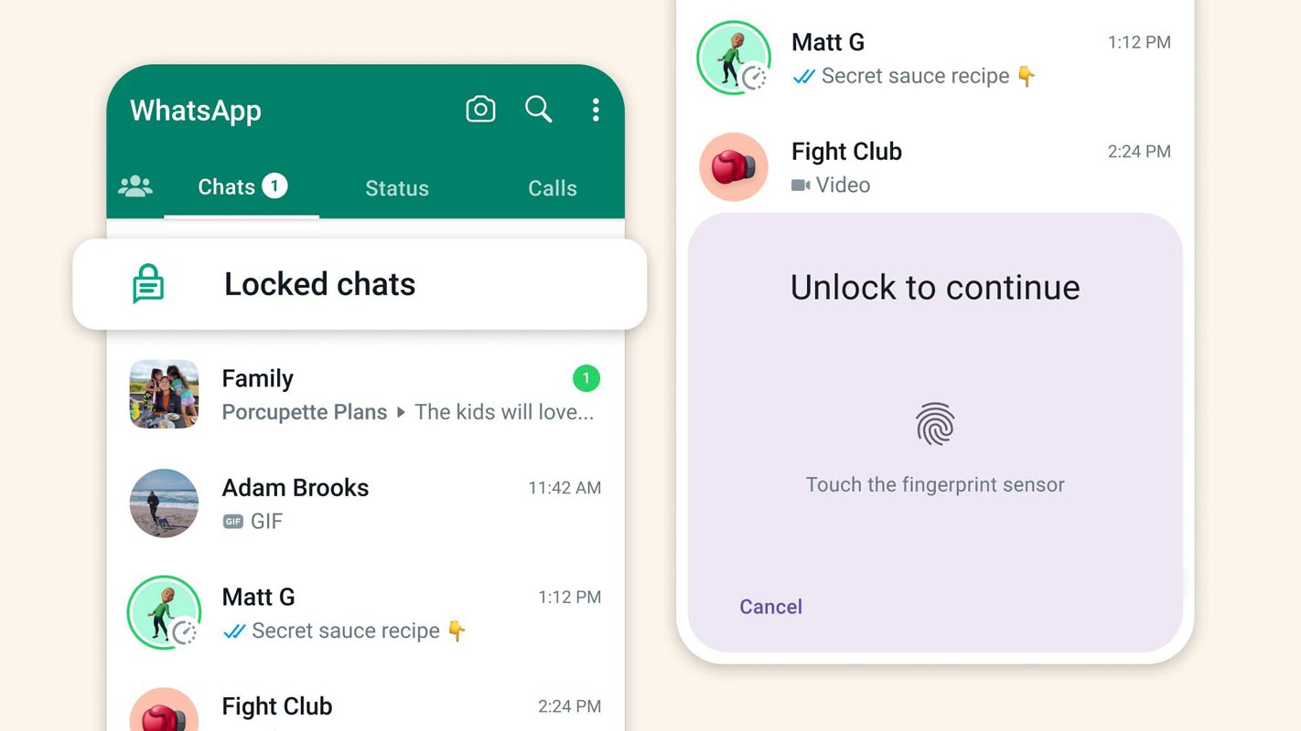 WhatsApp Chat Lock Demo