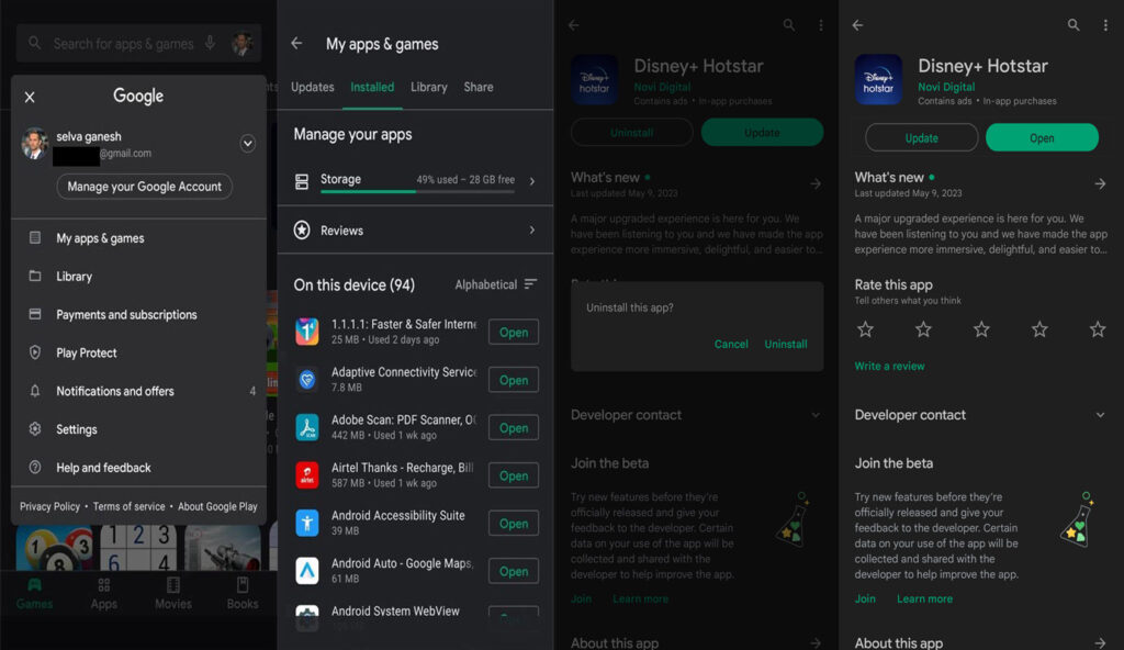 How to Reverse/Downgrade Disney Plus Hotstar Update in Android Mobiles ...