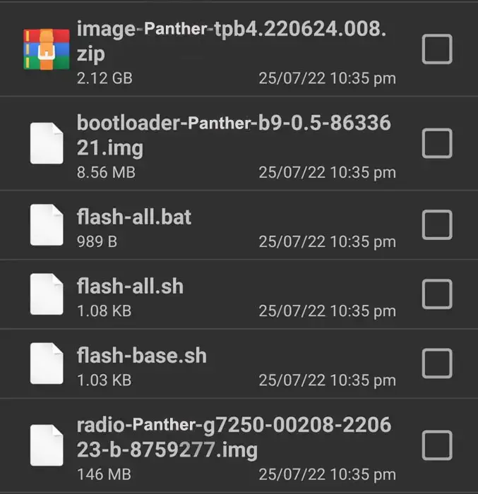 pixel 7 extract file edit