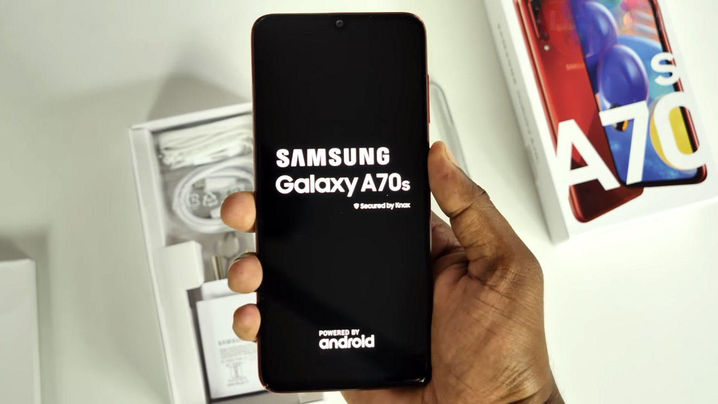 samsung galaxy a70s boot logo