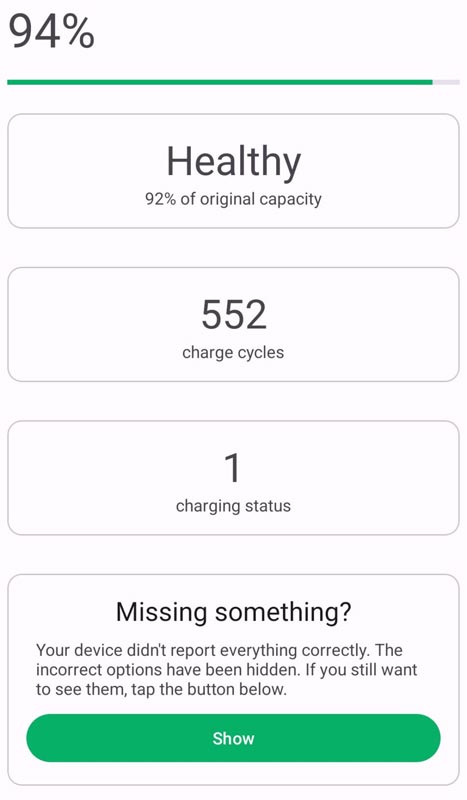 Battery Charge Cycles in Android 14