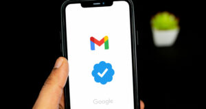 Gmail Blue Checkmark in Mobile App