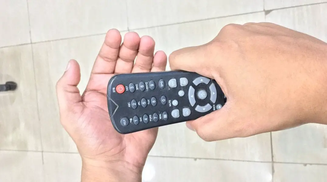Slap Remote With Hand